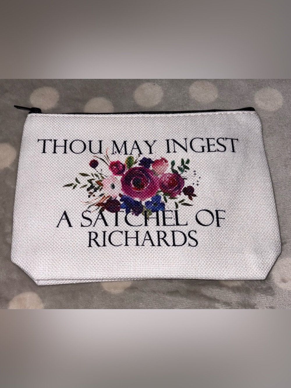 Richie’s Canvas Pouch - NEW - Picture 1 of 1